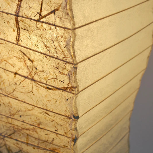 和紙フロアライト 和紙照明フロア 日本の和紙ランプ 和風フロアライト 手作り和紙照明 薄紙フロアライト モダン和紙照明 和紙照明デザイン 伝統的な和紙照明-和風照明フロアライト-和風照明フロアライト クク SF-2071 バナナ紙×揉み紙-白熱電球付属