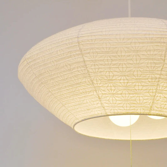 和紙ペンダントライト-和紙照明ペンダント-日本の和紙ランプ-和風ペンダントライト-手作り和紙照明-薄紙ペンダントライト-モダン和紙照明-和紙照明デザイン-伝統的な和紙照明-8畳用照明-和風照明3灯ペンダントライト-SPN3-1113 スピン 極み麻葉 電球別売