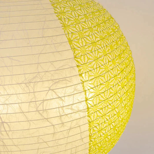 和紙ペンダントライト-和紙照明ペンダント-日本の和紙ランプ-和風ペンダントライト-手作り和紙照明-薄紙ペンダントライト-モダン和紙照明-和紙照明デザイン-伝統的な和紙照明-6畳用照明-和風照明2灯ペンダントライト-コスミック新色登場-spn2-1061-雲龍ベージュ-麻葉萌葱-2面-電球別売