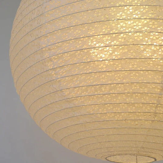 和紙ペンダントライト-和紙照明ペンダント-日本の和紙ランプ-和風ペンダントライト-手作り和紙照明-薄紙ペンダントライト-モダン和紙照明-和紙照明デザイン-伝統的な和紙照明-8畳用照明-二重提灯-3灯ペンダントライト-バド-55cmタイプ-spn3-1102-小梅白in小梅白-電球別売