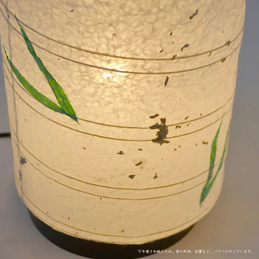 和紙テーブルライト 和紙照明テーブル 日本の和紙ライト 和風テーブルライト 手作り和紙照明 薄紙テーブルライト モダン和紙ライト 和紙ライトデザイン 伝統的な和紙照明-和風照明テーブルライト-和風照明テーブルライト-オーロラ-B-532-笹-白熱電球40W付属