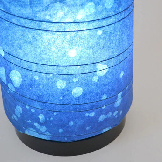 和紙テーブルライト-和紙照明 テーブル-日本の和紙ライト-和風テーブルライト-手作り和紙照明-薄紙テーブルライト-モダン和紙ライト-和紙ライトデザイン-伝統的な和紙照明-deepseaシリーズ和風照明テーブルライト-オーロラ-b-532-ld電球付属