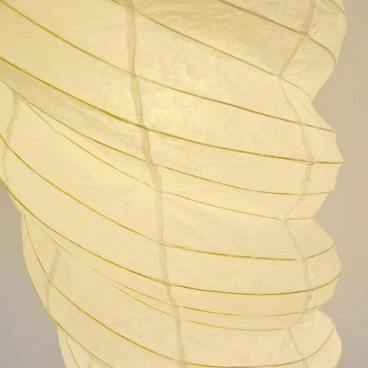 和紙ペンダントライト-和紙照明ペンダント-日本の和紙ランプ-和風ペンダントライト-手作り和紙照明-薄紙ペンダントライト-モダン和紙照明-和紙照明デザイン-伝統的な和紙照明-吹き抜け照明-大型照明-吹き抜け用-和風ペンダントライト-ネジネジ-sdpn-1905-揉み紙-電球別売