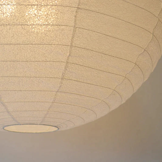 和紙ペンダントライト-和紙照明ペンダント-日本の和紙ランプ-和風ペンダントライト-手作り和紙照明-薄紙ペンダントライト-モダン和紙照明-和紙照明デザイン-伝統的な和紙照明-吹き抜け照明-大型照明-吹き抜け用-和風ペンダントライト-サン-spn3-1902-春雨白-電球別売