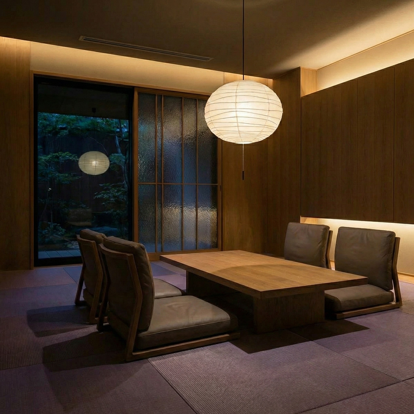 和紙ペンダントライト-和紙照明ペンダント-日本の和紙ランプ-和風ペンダントライト-手作り和紙照明-薄紙ペンダントライト-モダン和紙照明-和紙照明デザイン-伝統的な和紙照明-6畳用照明-和風照明2灯ペンダントライト-クラウド-spn2-1124-揉み紙-電球別売